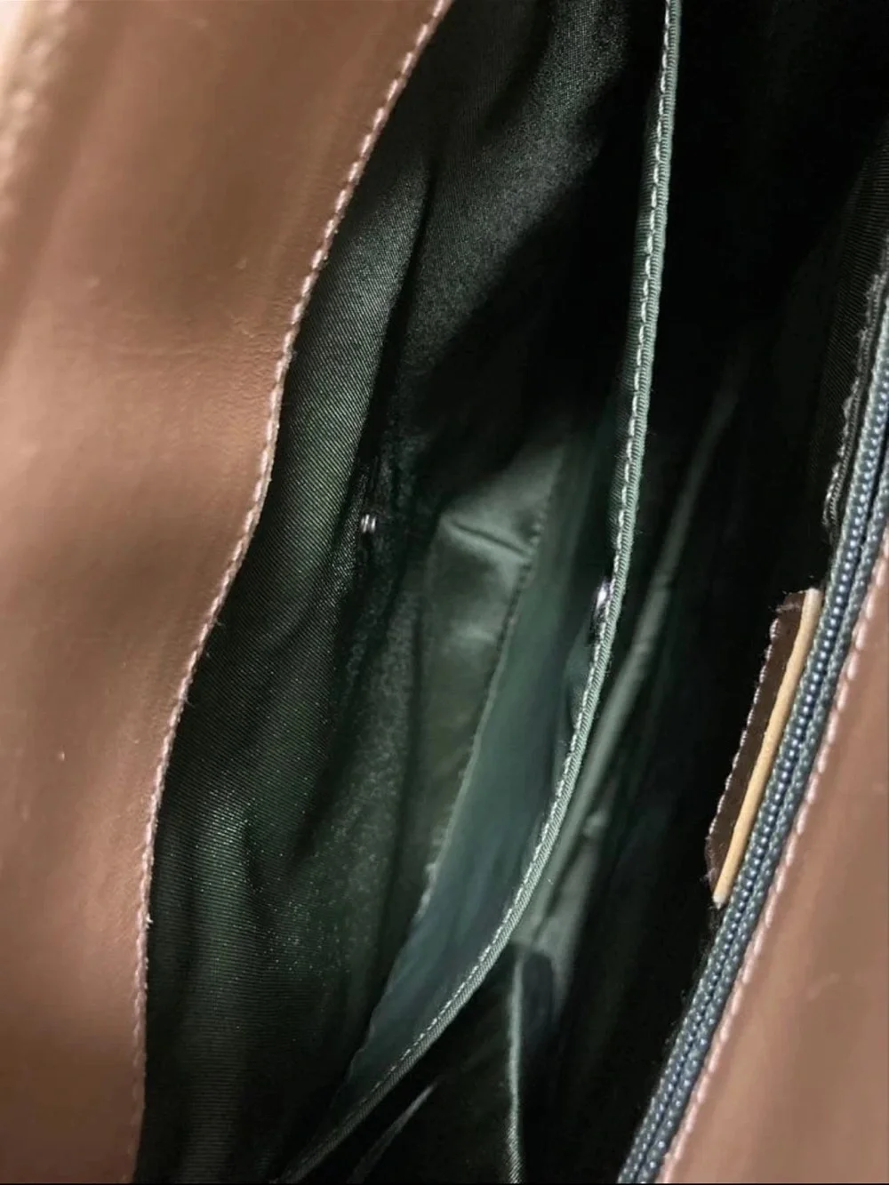 Dior leather silver